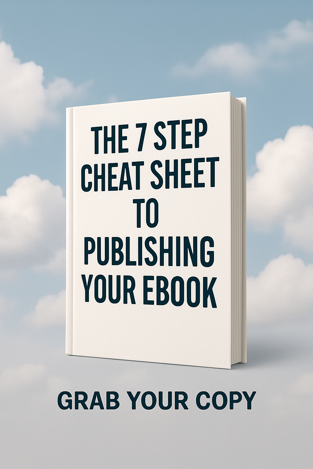 The 7 step cheat sheet to publishing your ebook cover for ebook publishing guide by FSJBOOKS
