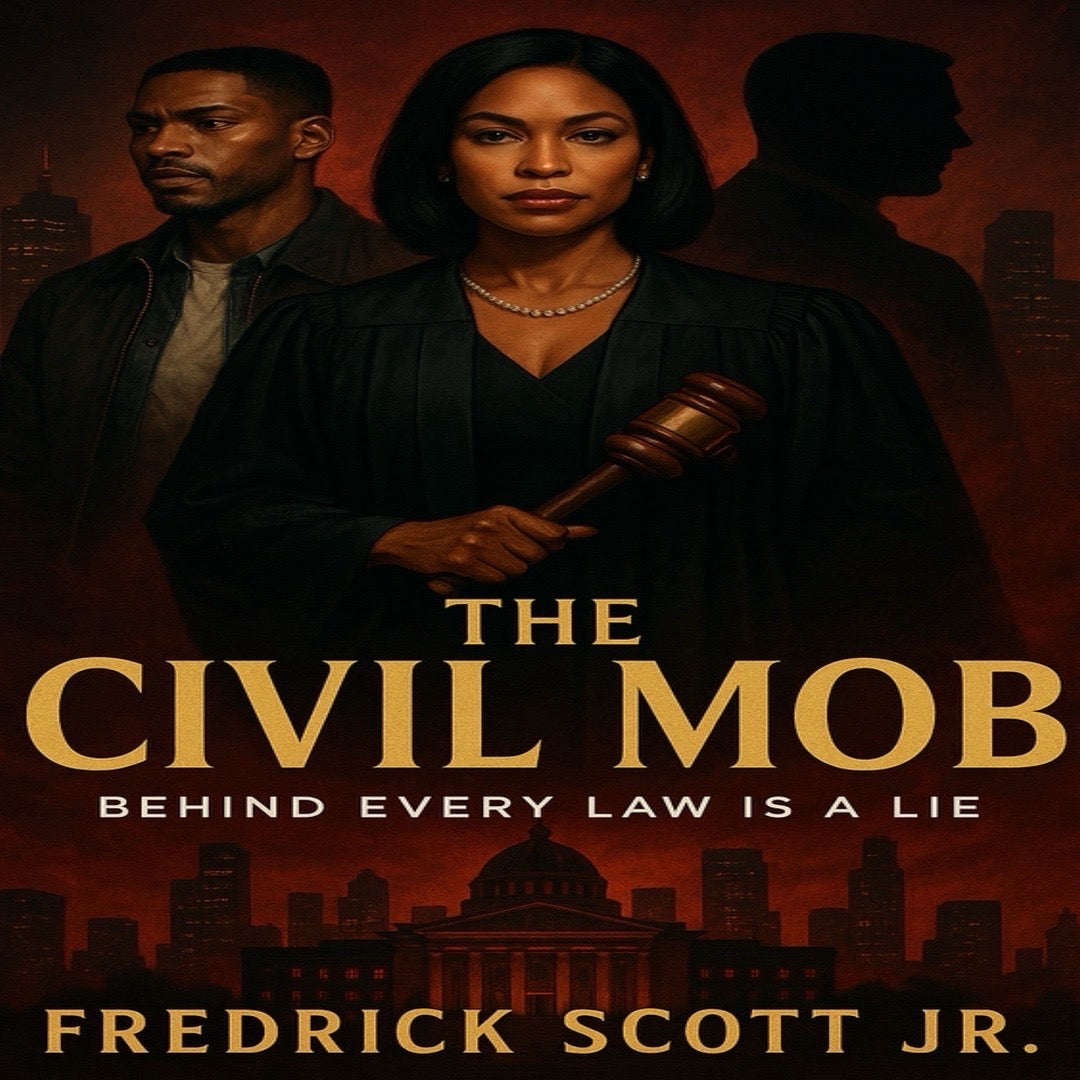 The Civil Mob book cover by Fredrick Scott Jr featuring legal drama with best crime and legal drama books theme