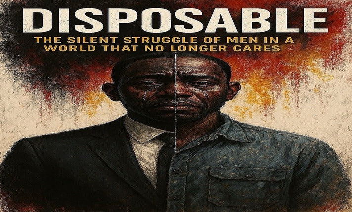 Fredrick Scott Jr. book bundle cover art showing a split image of a man in formal and casual clothes symbolizing struggle