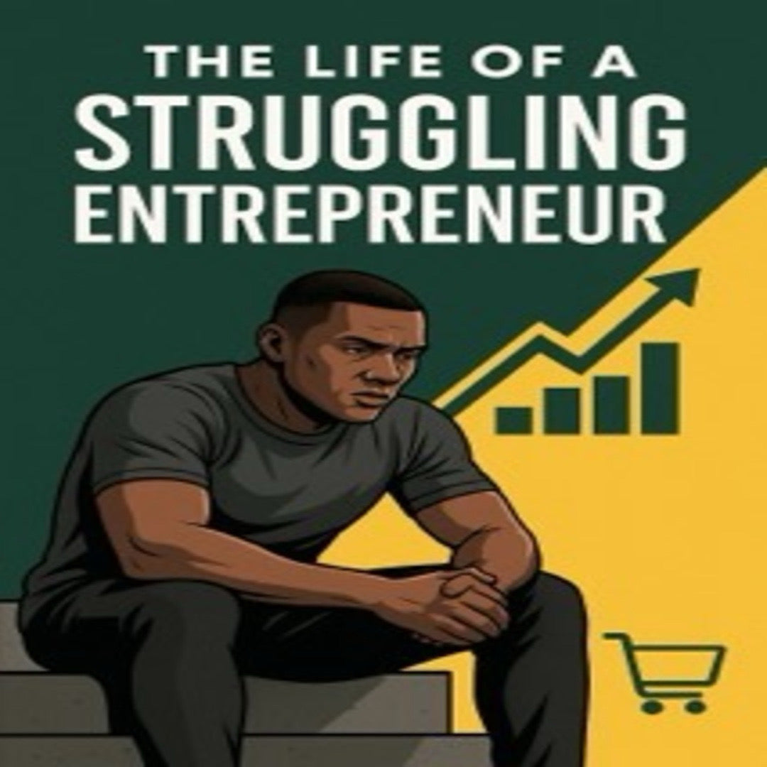 Book cover of The Life of a Struggling Entrepreneur by FSJBOOKS, inspirational business novels theme